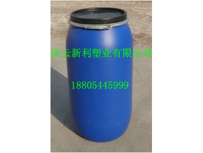 160升塑料桶，160L大藍桶慶云新利塑業(yè)生產(chǎn).